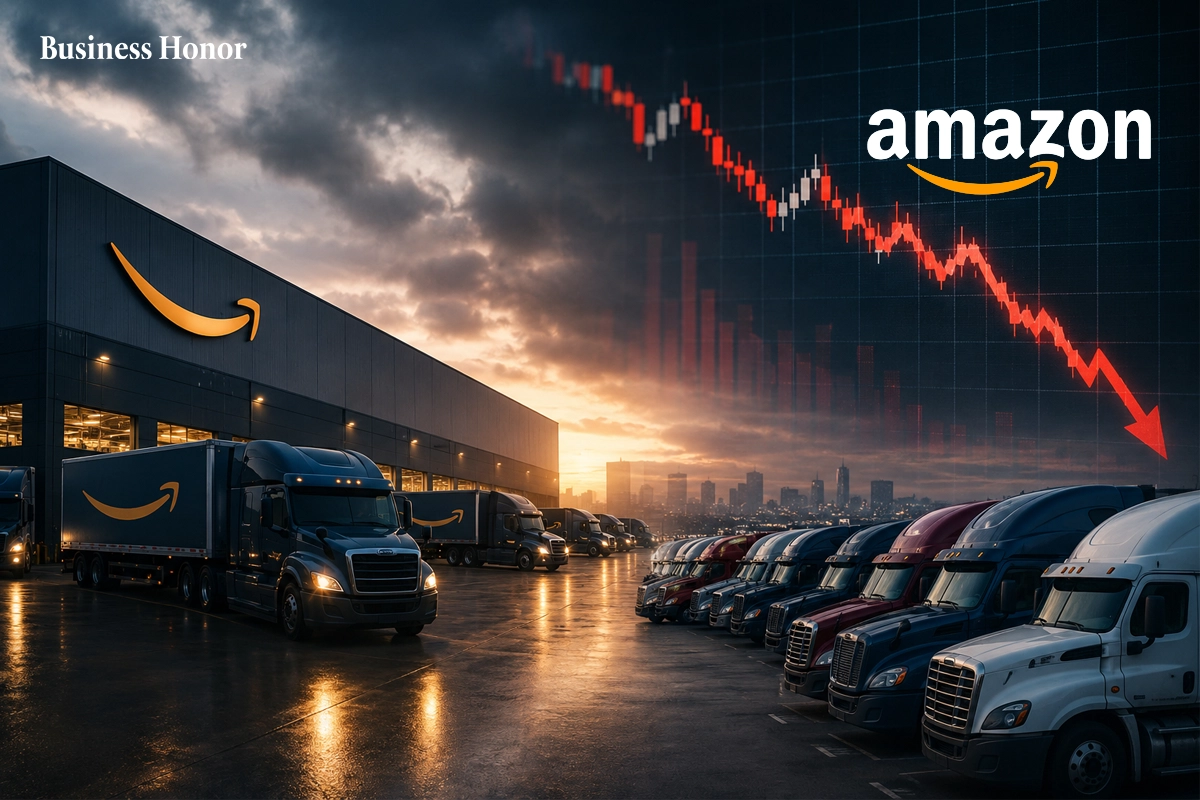 Amazon logistics expansion triggers US transport stock selloff ...