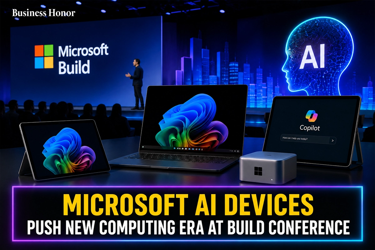 Business Honor Microsoft AI Devices Build 2026 Launch