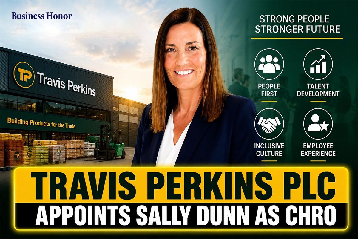 Business Honor Travis Perkins CHRO Sally Dunn Appointment