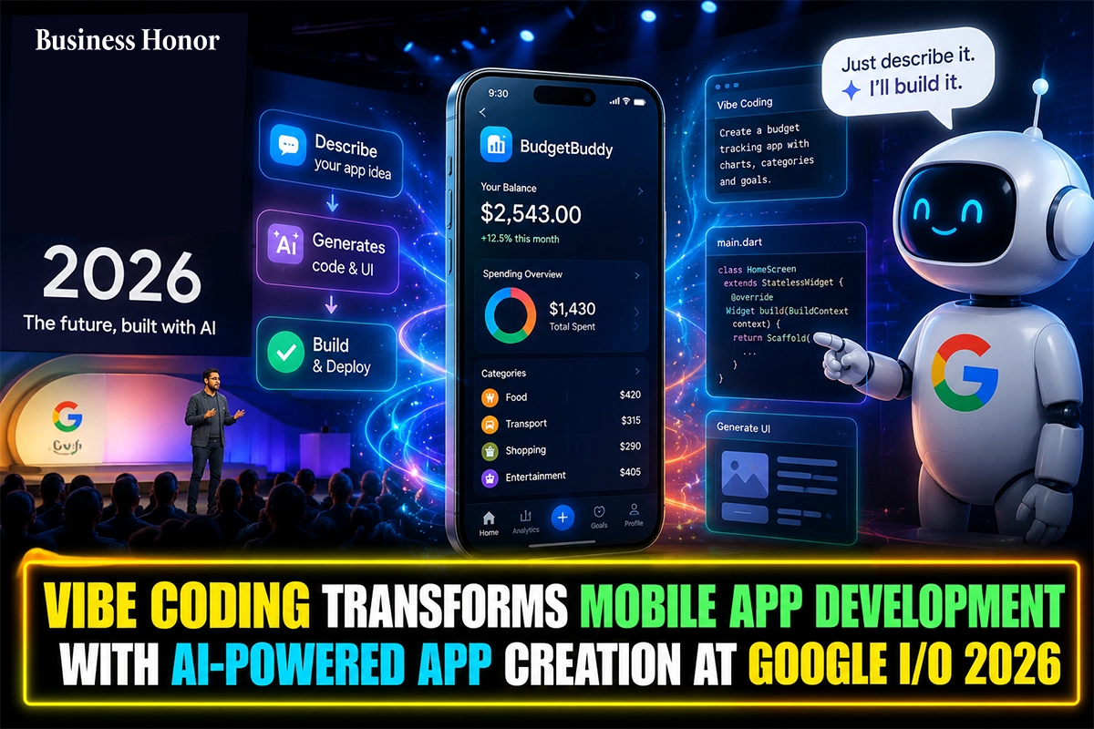 Business Honor Vibe Coding Mobile App Development AI Shift
