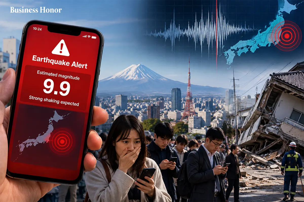  Japan Earthquake Alert Mistakenly Predicts 9.9 Magnitude, Triggering Public Alarm 