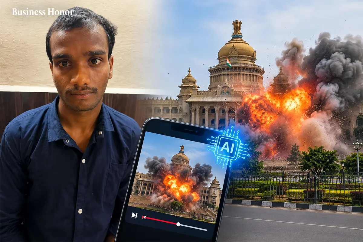  Bengaluru Man Arrested Over AI-Generated Vidhana Soudha Bomb Blast Video 