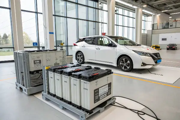 Nissan Reuses EV Batteries for Clean Energy at Rome Airport