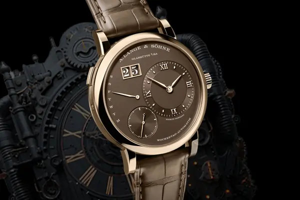 Business Honor Lange 1 Daymatic Returns in Honeygold Edition