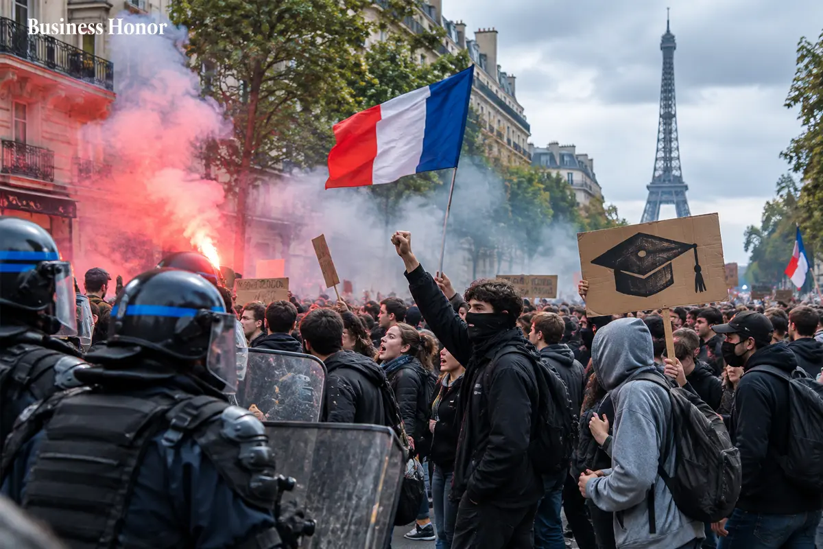 France Student Protests Erupt Nationwide as School Closures Force PM Into Crisis Talks