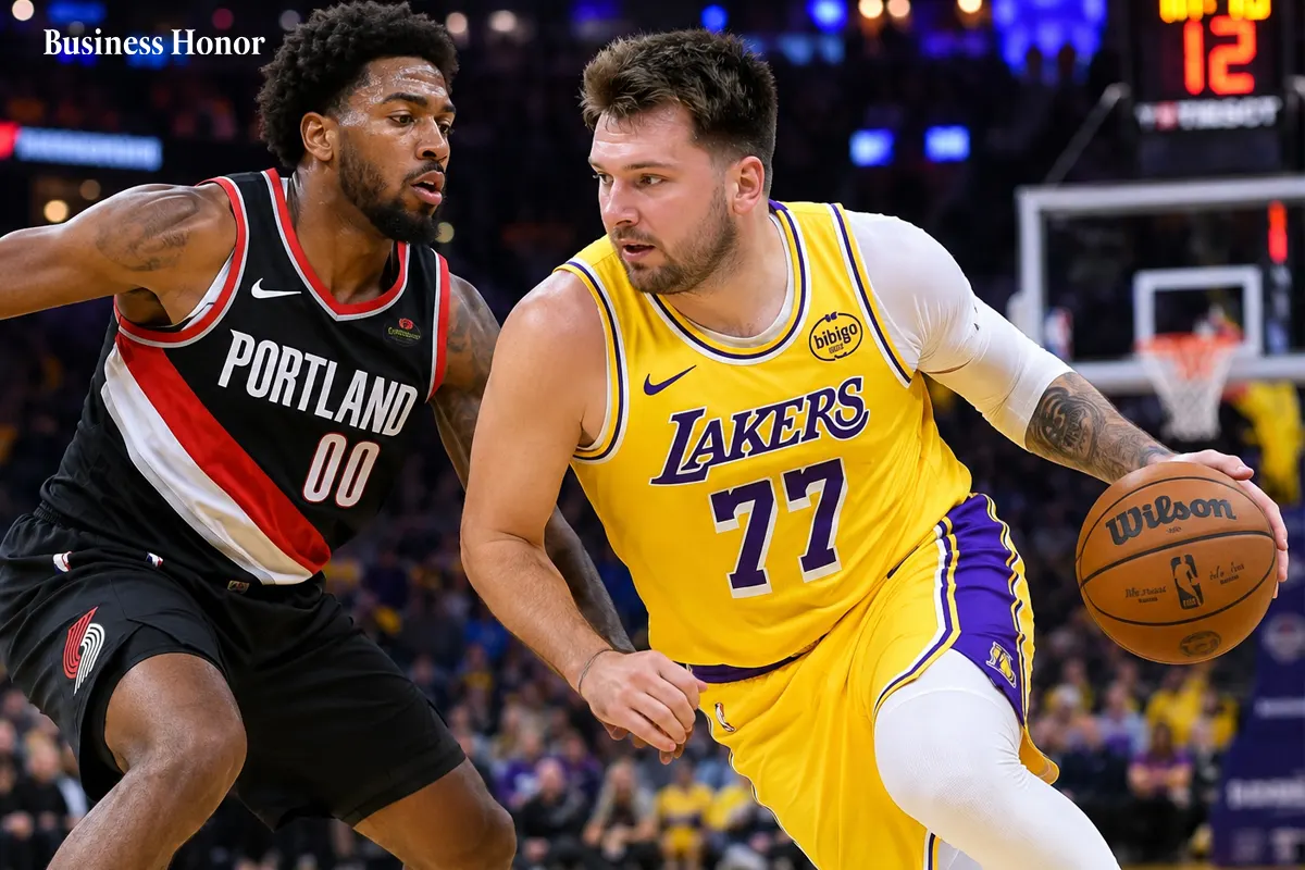 Lakers lose their unbeaten record Lakers Suffer First Loss of Season as Trail Blazers Win 136-129 Thriller