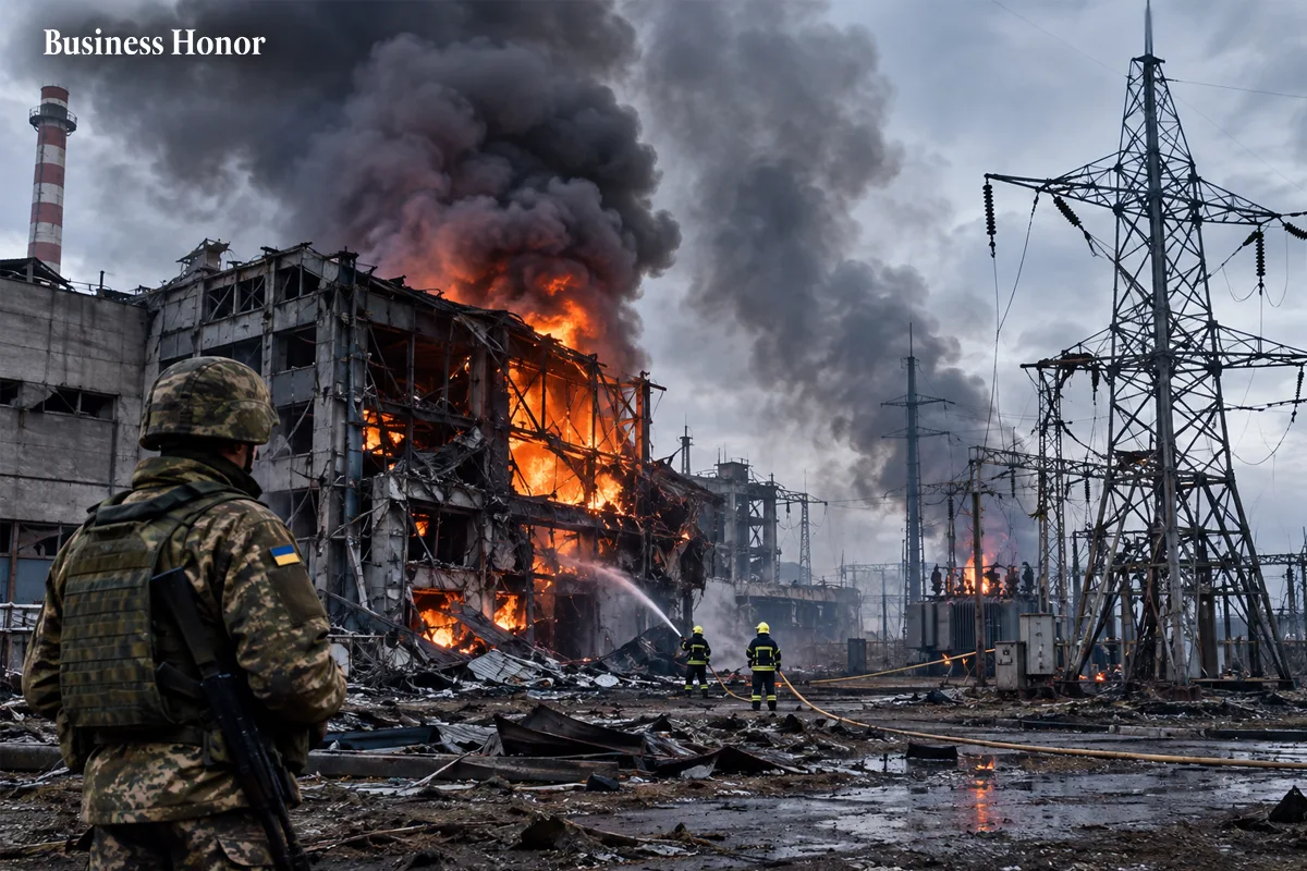  Russia Ukraine Strikes Hit Industrial Sites, Kill Three as Power Grid Takes Hit 