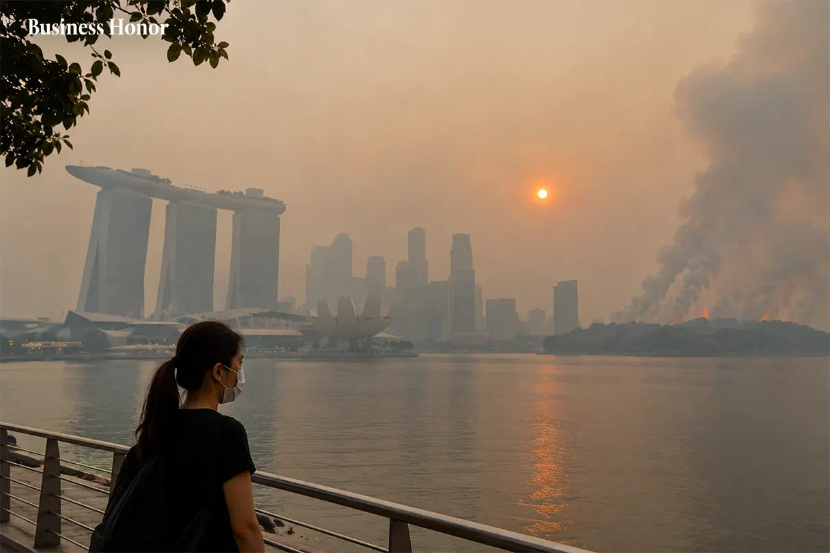  Singapore Toxic Haze Hits Yearly High as Indonesian Fires Threaten Regional Health 