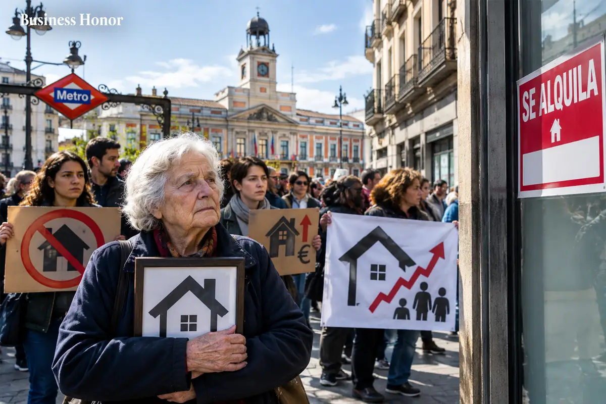 Spain Housing Crisis Deepens as Elderly Eviction Fuels Madrid Rent Protests