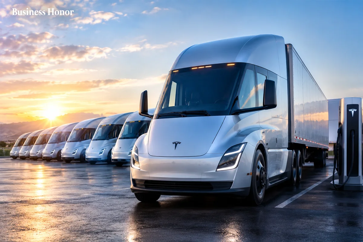 Tesla Semi Named Primary Supplier in 2,500-Truck Electric Fleet Order